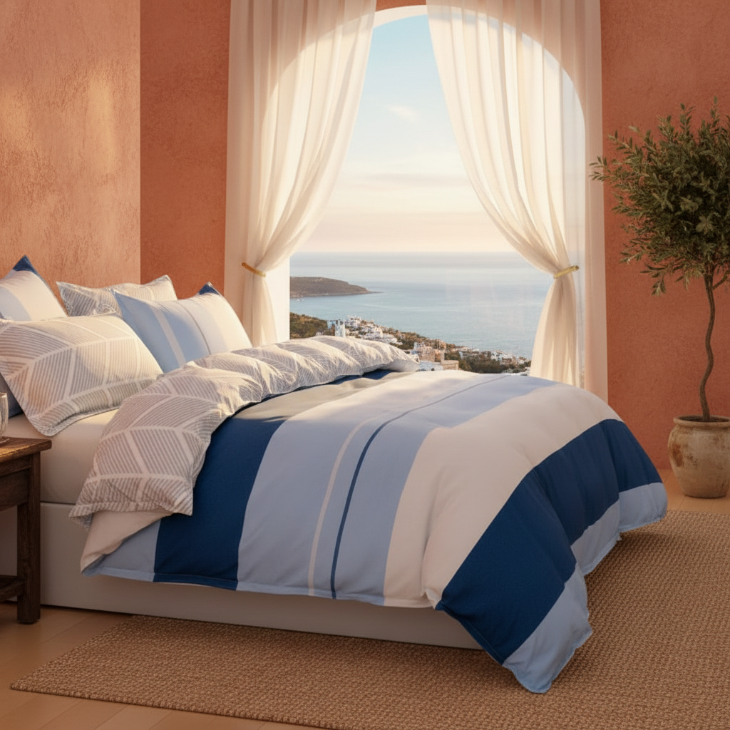 Mannix Striped Quilt Cover Set  King