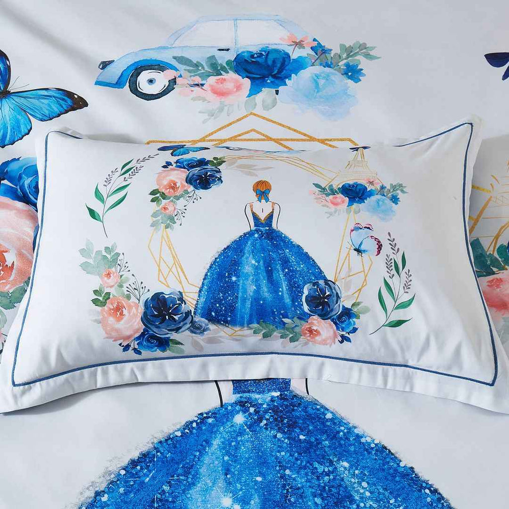 Kids Princess Quilt Cover Set  Double