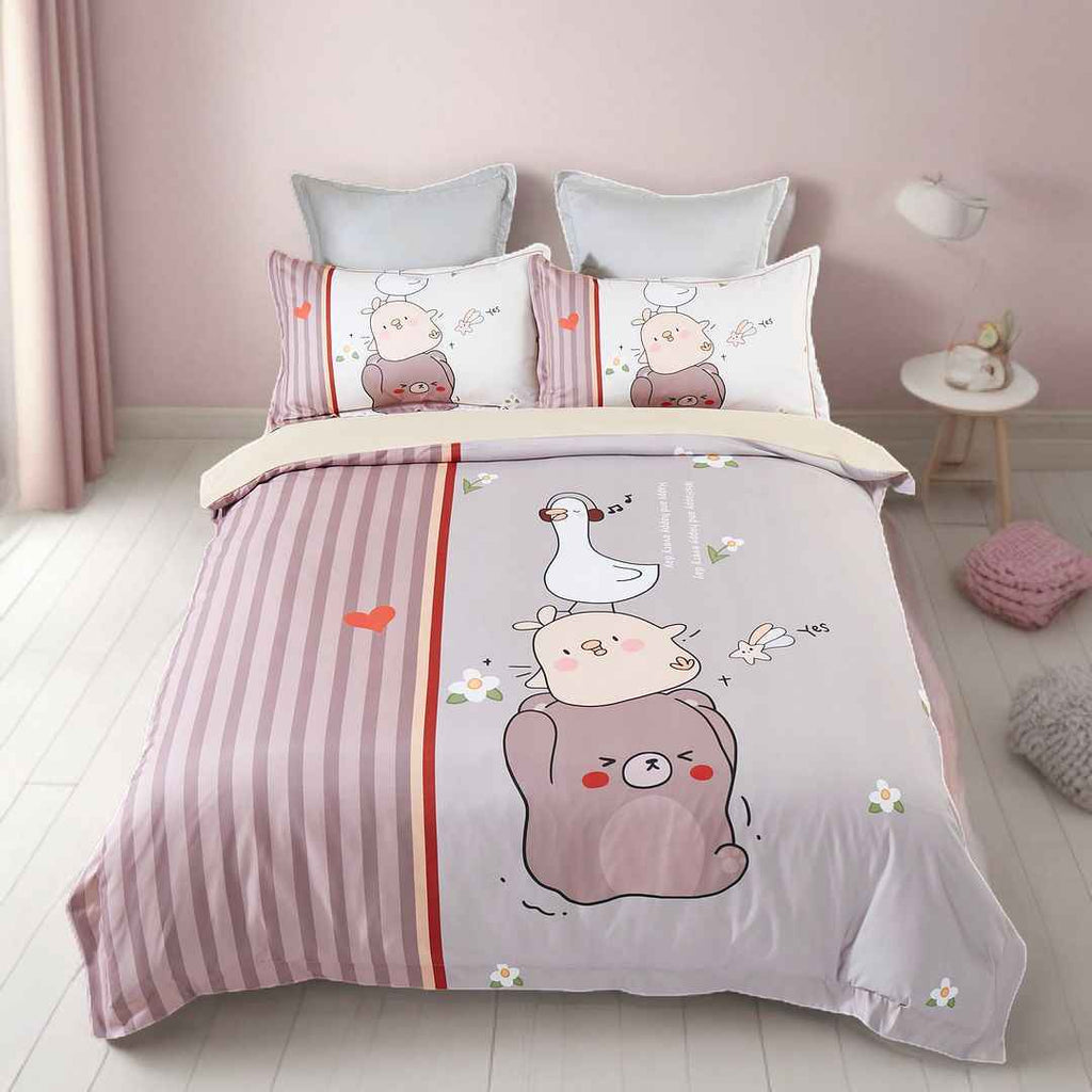 Duck Kids Quilt Cover Set King Single