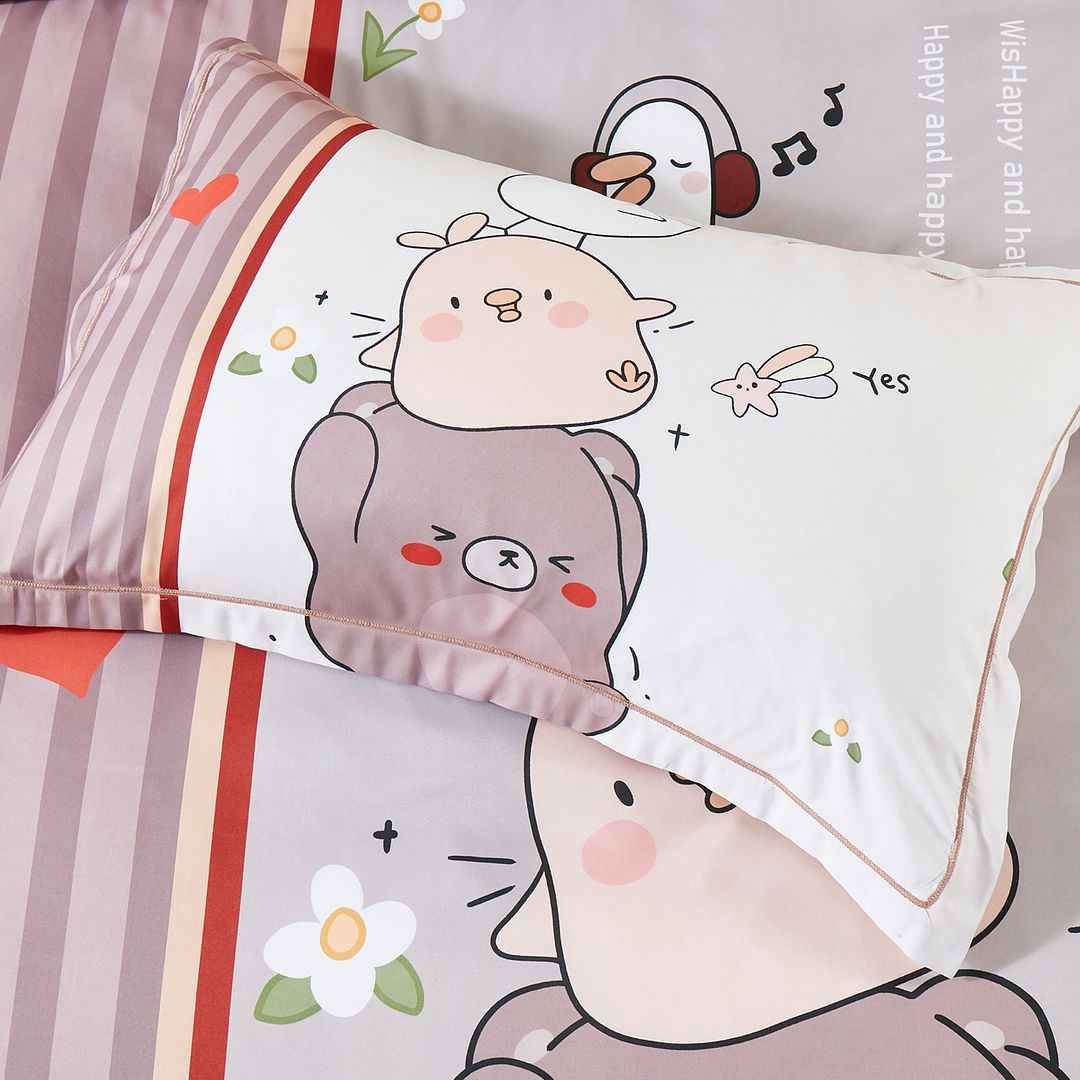 Duck Kids Quilt Cover Set King Single