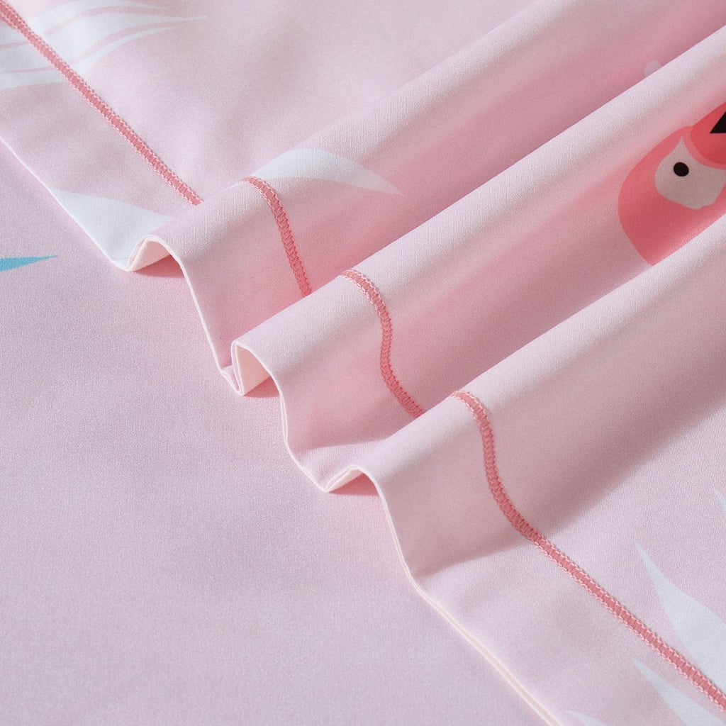 FLAMINGO KIDS QUILT COVER SET  SINGLE