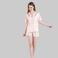 Satin Short Women Pajamas Set Large