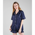 Satin Short Women Pajamas Set  Large