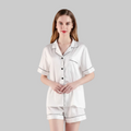 Satin Short Women Pajamas Set Large