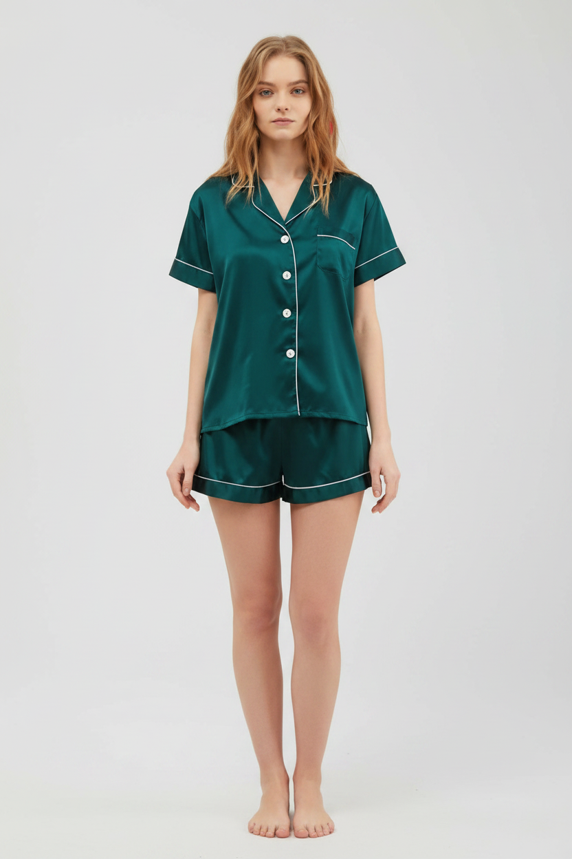 Satin Short Women’s Pajamas Set Medium