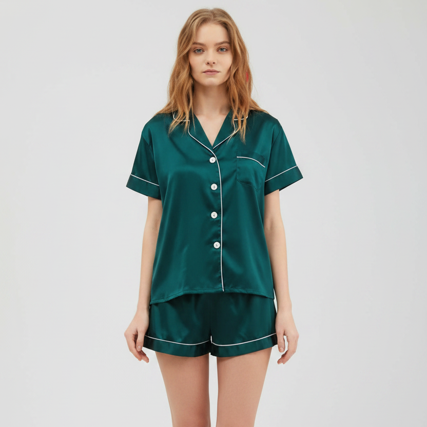 Satin Short Women’s Pajamas Set Medium