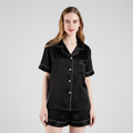 Satin Short Women Pajamas Set Small