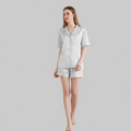 Satin Short Women Pajamas Set Small