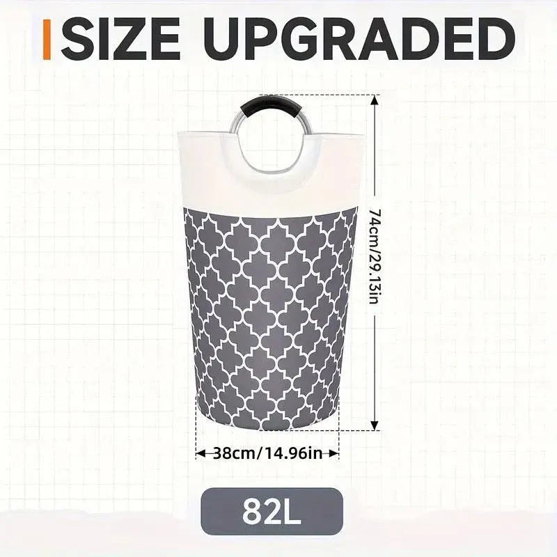 Laundry Basket - Grey - Royalratri