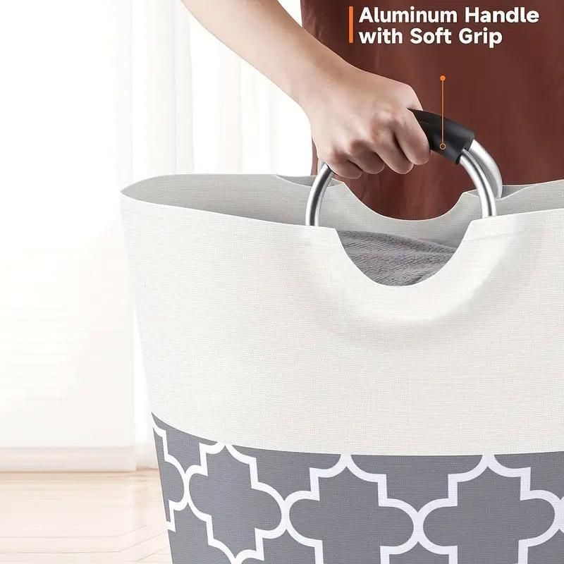 Laundry Basket - Grey - Royalratri