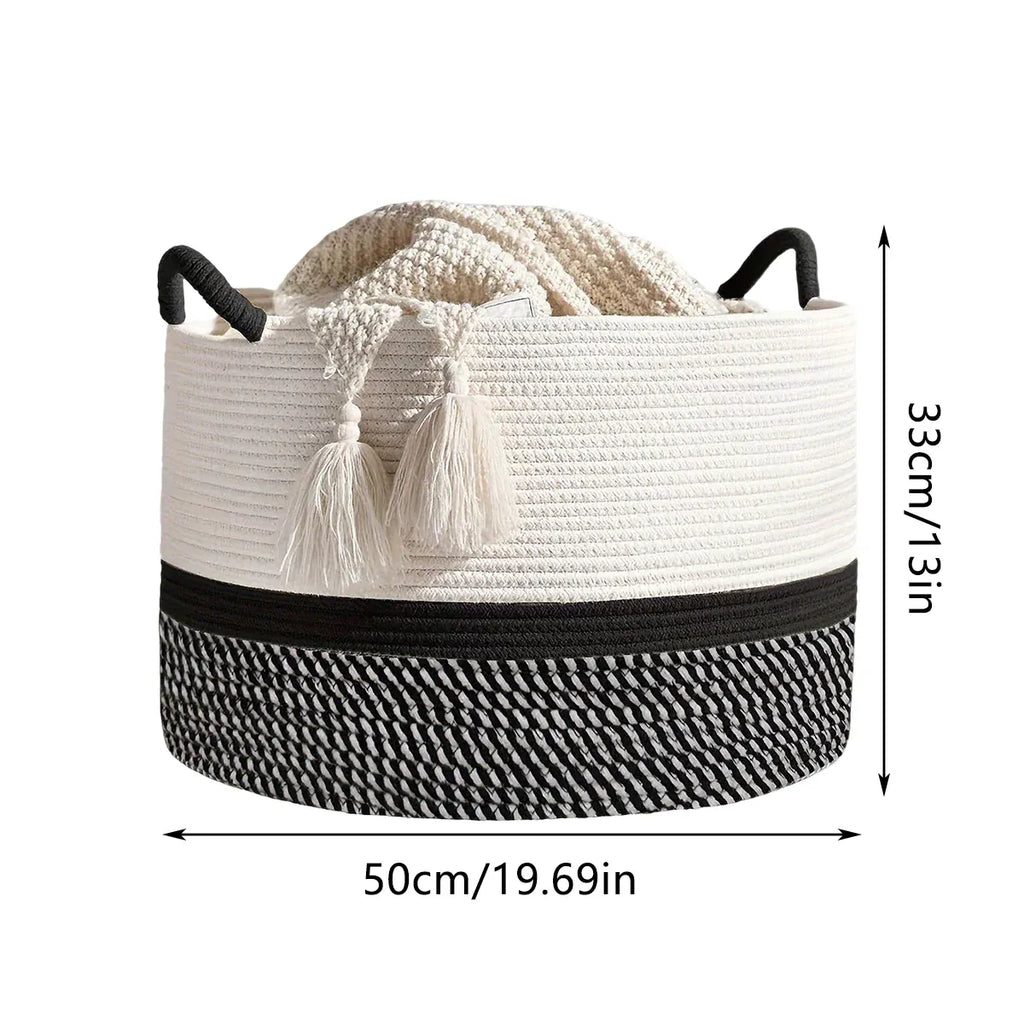 Laundry Basket - Black - Royalratri