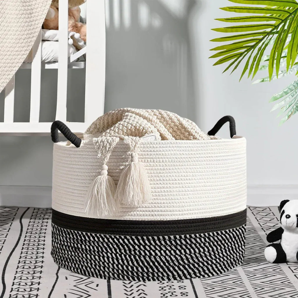Laundry Basket - Black - Royalratri