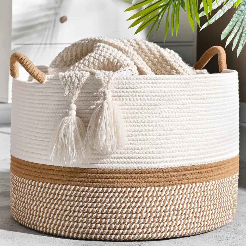 Laundry Basket - Yellow - Royalratri