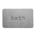 Bathroom Floor Mat Model A Water Absorbent Mat Anti Slip Toilet Carpet Rug Soft - Grey
