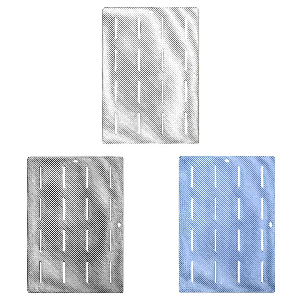 Bathroom Floor Mat Non Slip Shower Rug Soft Quick Dry Household Bath Carpet Mat - White