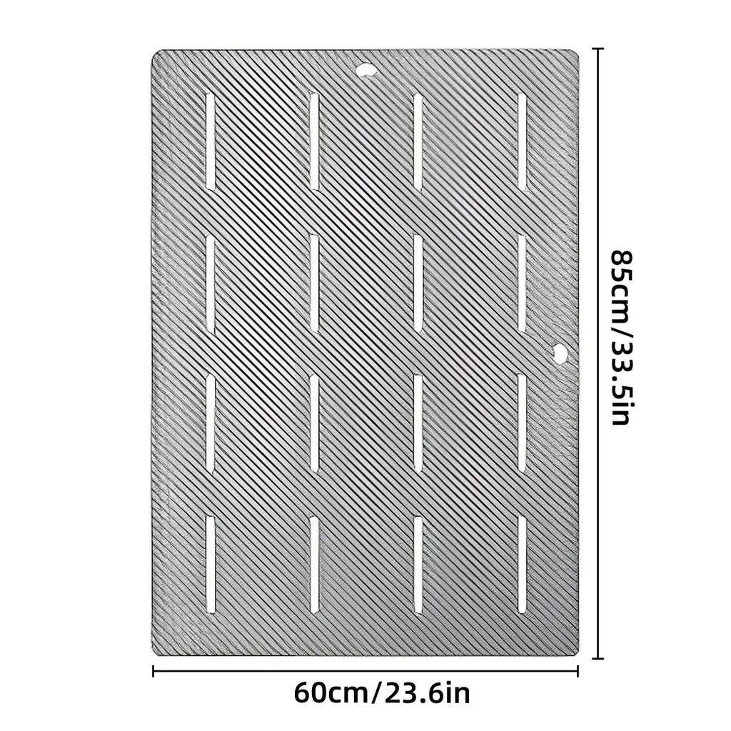Bathroom Floor Mat Non Slip Shower Rug Soft Quick Dry Household Bath Carpet Mat - White