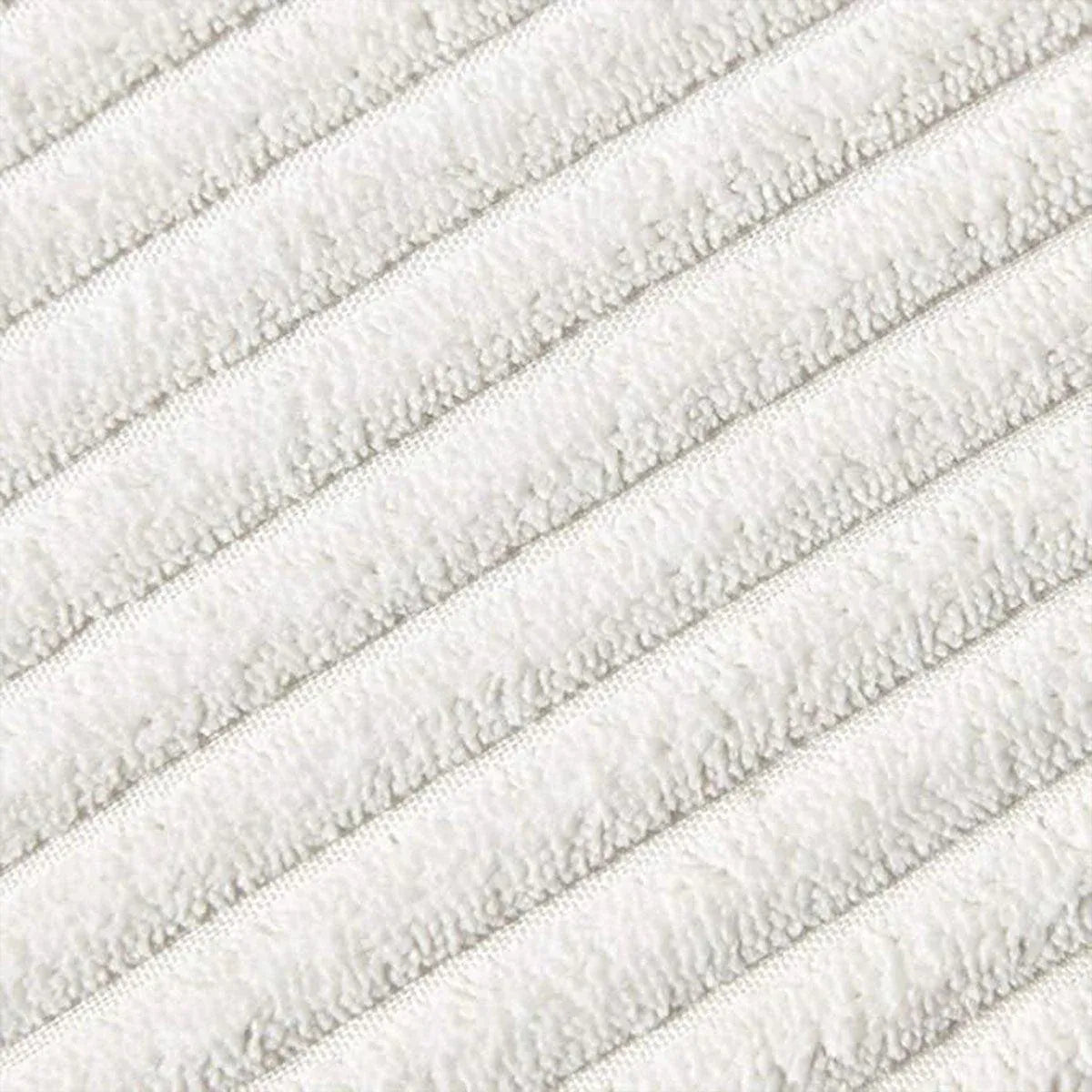 Corduroy Pillow Cover Luxury Decorative Cushion Case for Sofa Living Room White 2 Pack - Royalratri