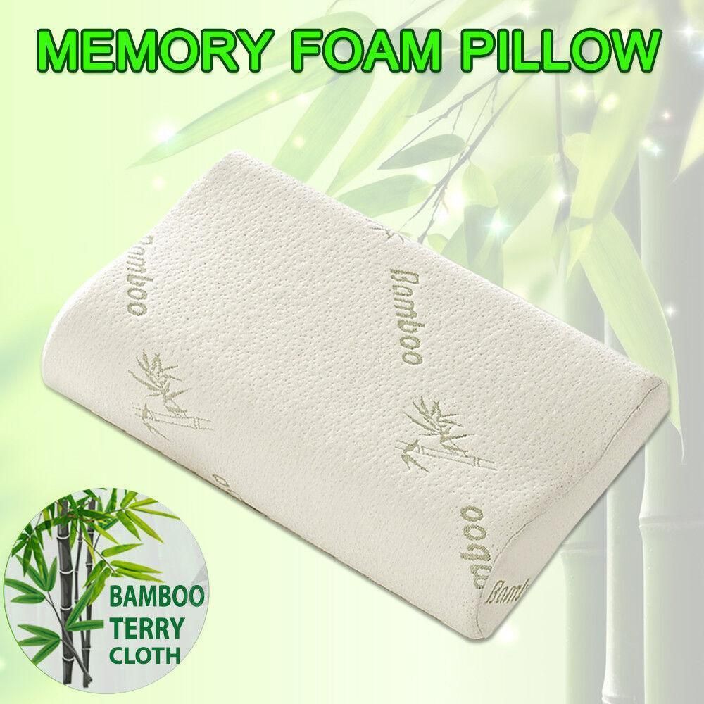 1/2PCS Memory Foam Neck Pillow Wavy Contour Slow Rebound Pillow - 50x30x10cm-1pc