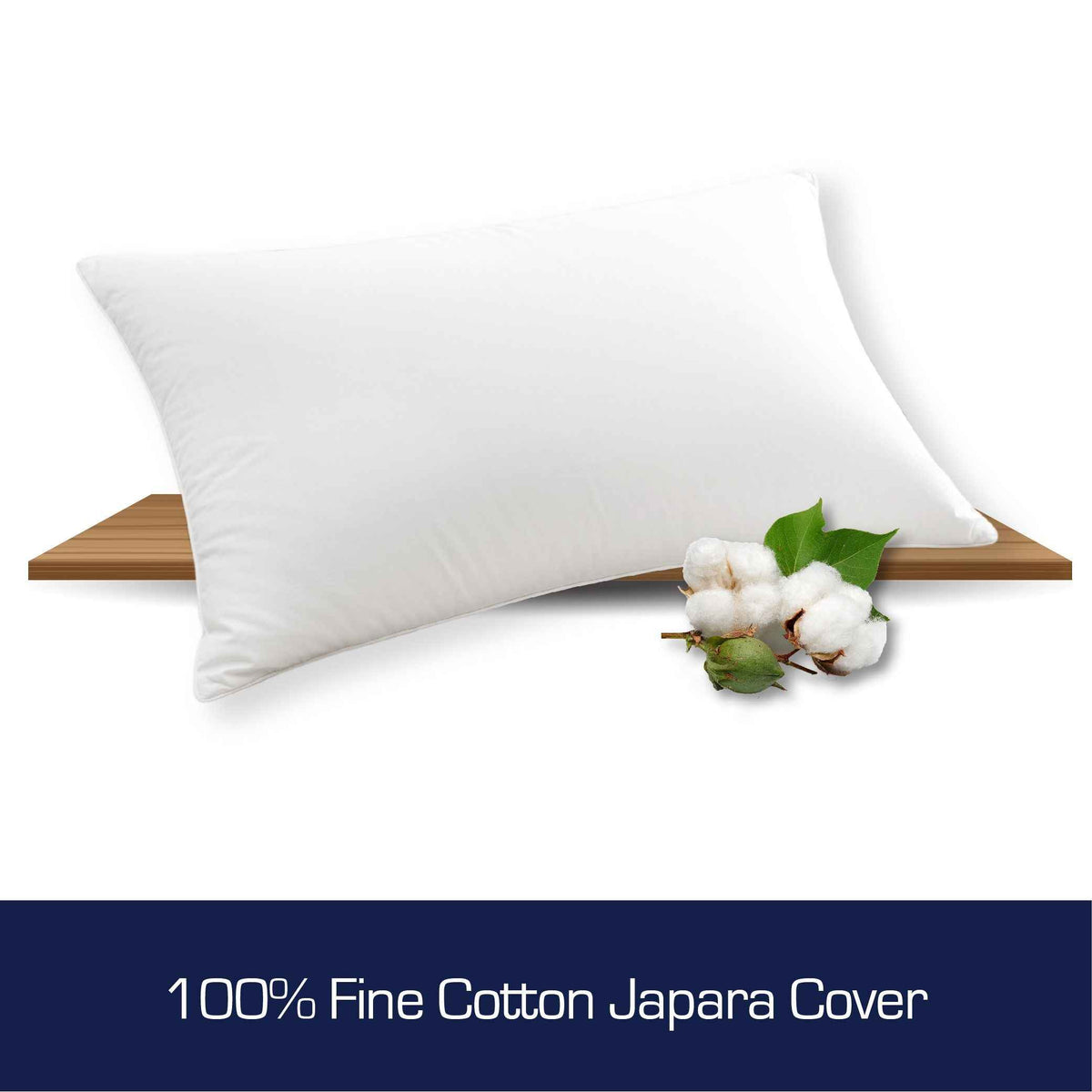 Luxor Australian Made Hotel Quality Pillow Standard Size Twin Pack - Royalratri