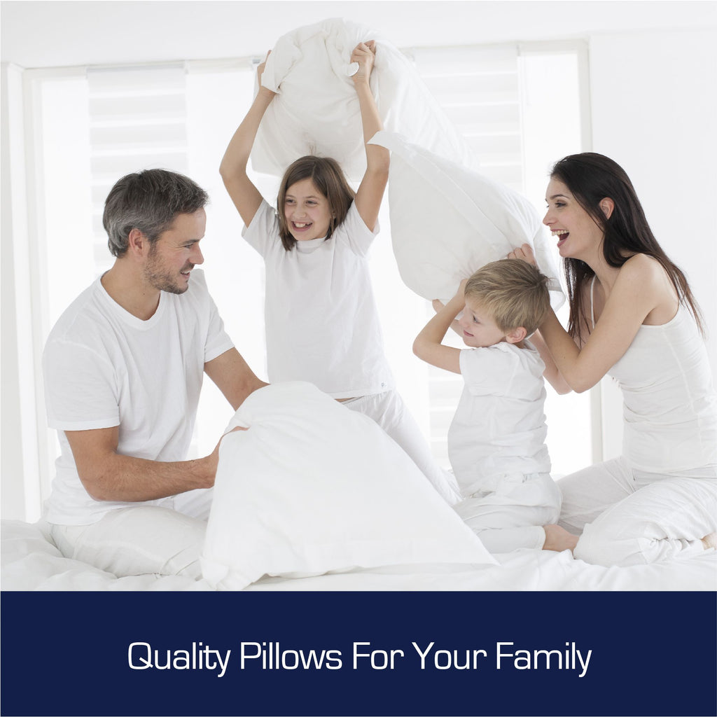Luxor Australian Made Hotel Quality Pillow Standard Size Twin Pack - Royalratri