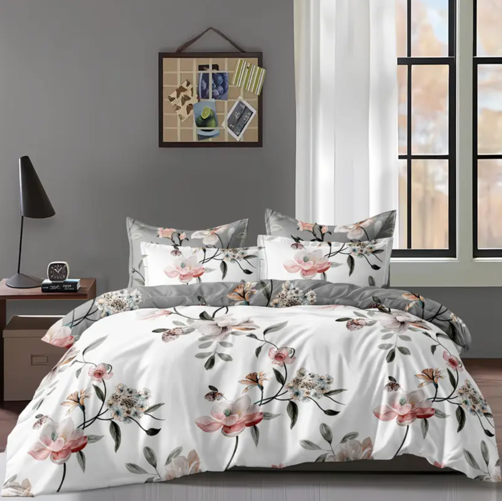 Shadow Bloom Quilt Cover Set Queen