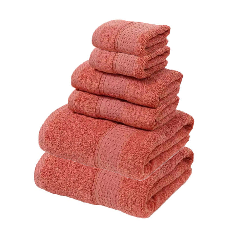 LUXURY TOWEL SET CHESTNUT ROSE