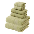 LUXURY TOWEL SET GREEN SMOKE