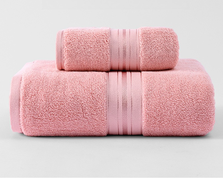 ROYAL COTTON TOWEL SET PINK