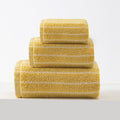 SOFT AND ABSORBENT COTTON TOWEL SET YELLOW