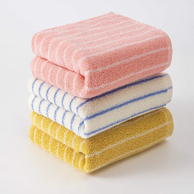 SOFT AND ABSORBENT COTTON TOWEL SET PINK