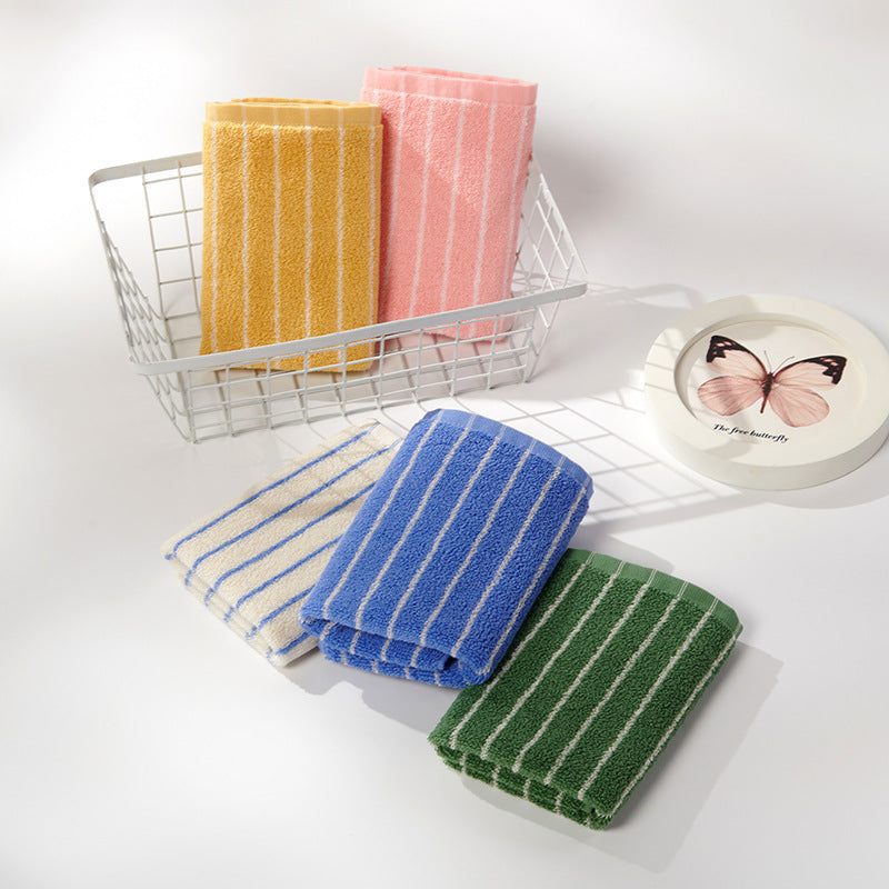 SOFT AND ABSORBENT COTTON TOWEL SET PINK