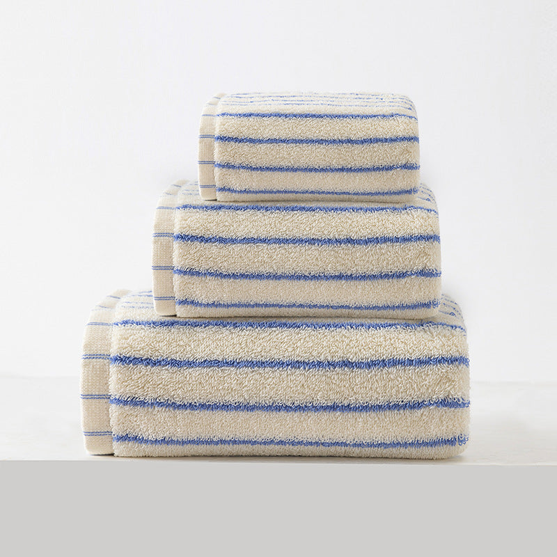 SOFT AND ABSORBENT COTTON TOWEL SET WHITE