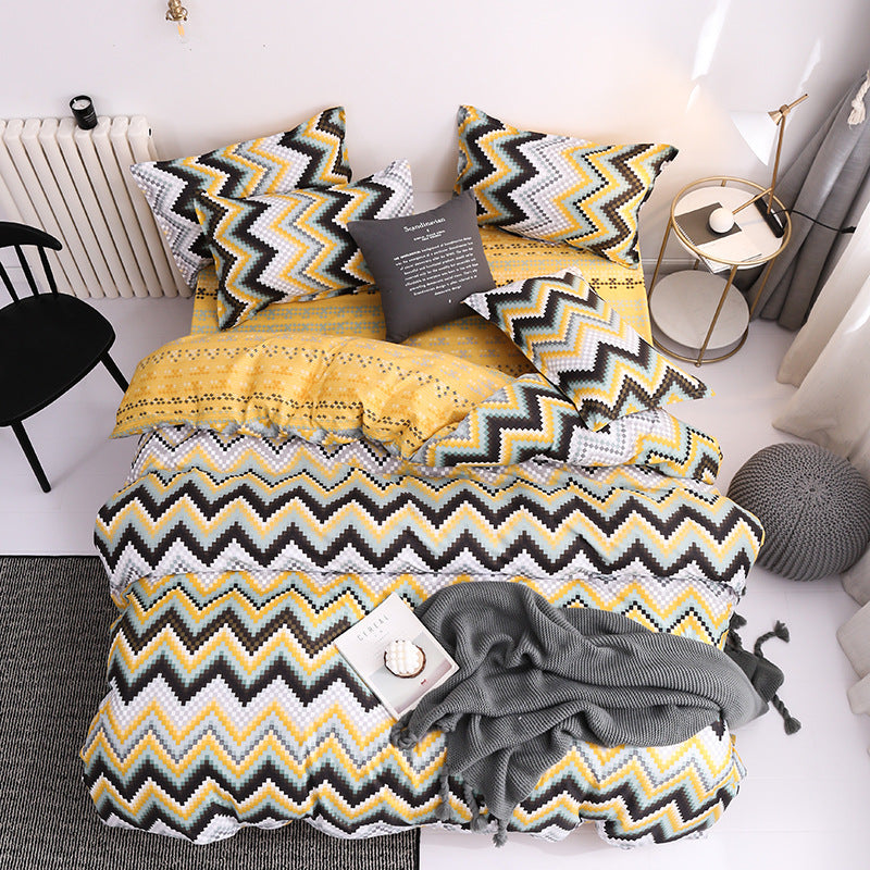 YELLOW DUVET COVER