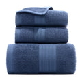 LONG STAPLE COTTON TOWEL SET BLUE